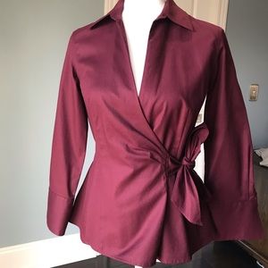 Ann Taylor Wrap Blouse